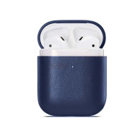Чехол для AirPods 1/2 Leather Case Midnight blue Чехол для AirPods 1/2 Leather Case Midnight blue